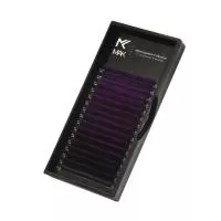 Омбре ресницы МАК (Violet) МИКC (16 линий)