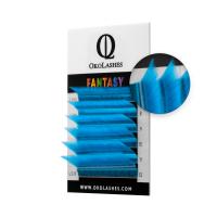 Ресницы Oko Lashes Fantasy Неон Синий mix (6 линий)