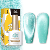 Born Pretty, Гель-лак "Sea Blue Cat Magnetic Gel" SB-01 56466-01, 10 мл