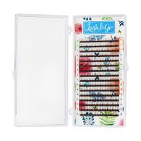Черные ресницы Lash&Go (Лэш гоу) 2D 16 линий