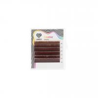 Ресницы двухцветные Latte Lovely MINI - 6 линий - MIX