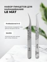 Набор Пинцет Le Maitre "Professionnel" H-S и Пинцет Le Maitre RAVEN