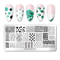 Nicole Diary, Пластина для стемпинга 12*6 см 57426 ND-303, 1 шт